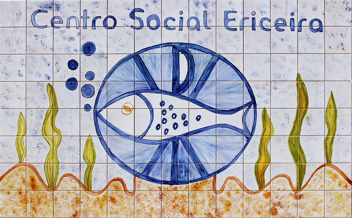 Painel de azulejos do Centro Social da Ericeira